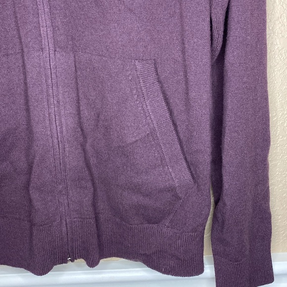 NWT VINCE Men’s Wool Cashmere full zip hooded sweater size small - Picture 3 of 11